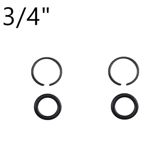 2 Set Impact Wrench Retaining Ring Clip with O-Ring for Craftsman IR 3/8in 1/2in