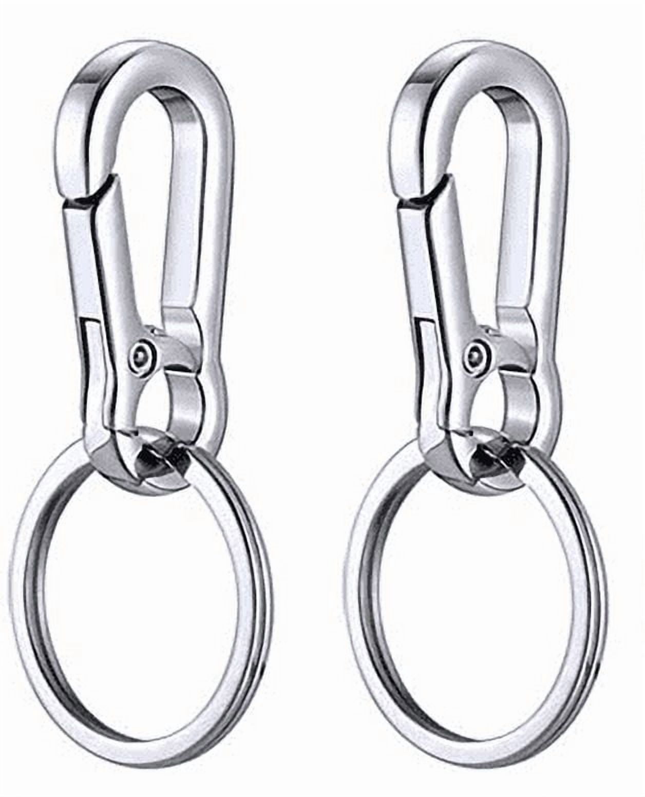 Key Rings Attach 2 Set Key Chain Key Rings Metal Clasps Keychain Ring Hook Clip Snap for ...