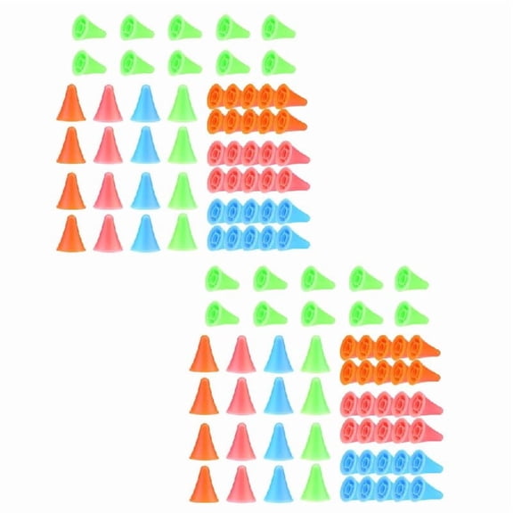 2 Set Knitting Needle Point Protectors Sweater Needle Caps Stitching Stoppers