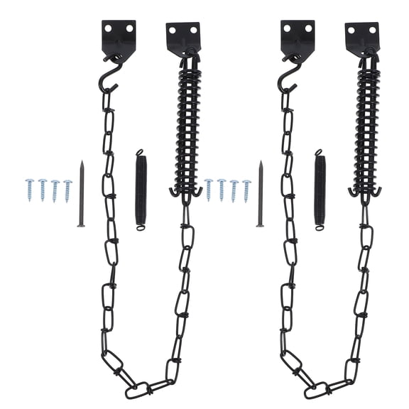 2 Set Larson Screen Door Parts Protector Alligator Clip Pacifier Bracket Black