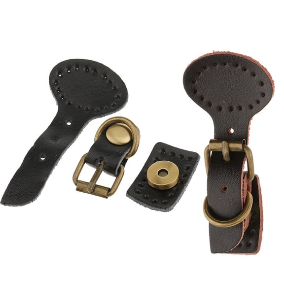 2 Set Leather Snap Buckles Bag Fasteners Sewing for Bag Accessories
