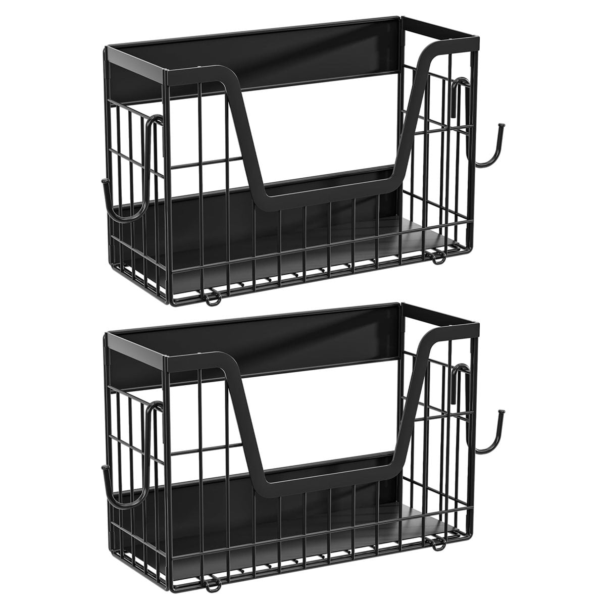 2 Set Magnetic Fridge Shelf Organizer, Storage Bins for Potato, Onion,Perfect for Refrigerator, Pantry, Kitchen