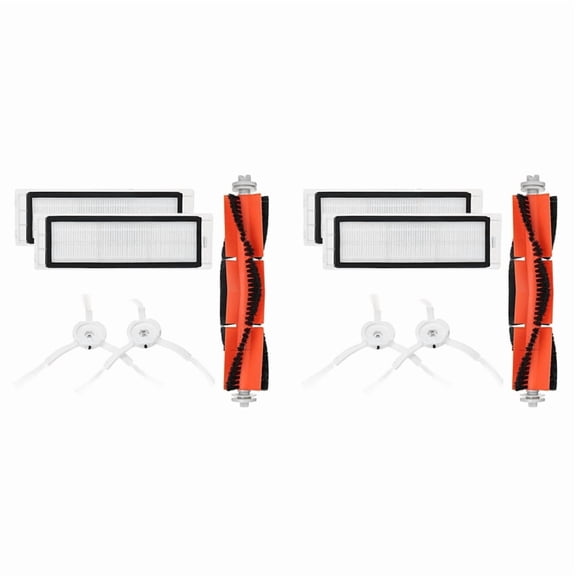 2 Set Main Brush Filters Side Brushes Accessories for  MI Robot  S5 S6 Vacuum Home Applicance Part