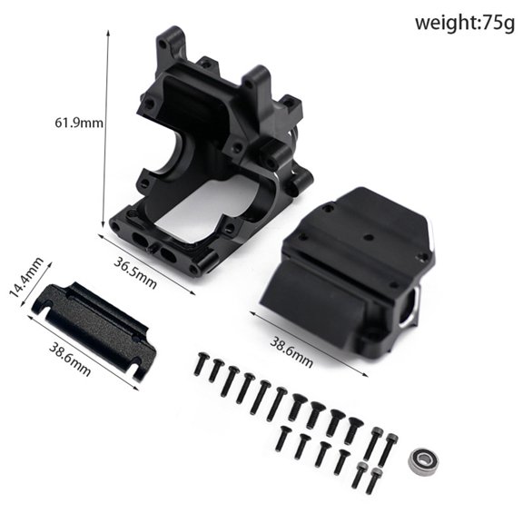 2 Set Metal Front & Rear Case Set for 1/8 Kraton Outcast Notorious Talion 1/7 Infraction RC Car,1