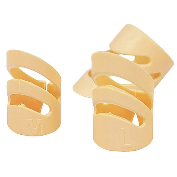 2 Set Of Guitar Picks Electric Acoustic Guitar Ukulele Index Finger Picks Pick Guitar Stringed Instrument Part Accessories, 3 Pcs M & 3 Pcs L