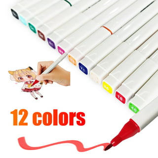  Siumir Fabric Markers for Clothes 12 Colors Cloth Markers  Fabric Pens for DIY Arts : Arts, Crafts & Sewing