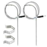 2 Set Premium Stainless Steel Temperature Probe for PitBoss Pellet Grills and Smokers Suitable for Various Cooking Applications