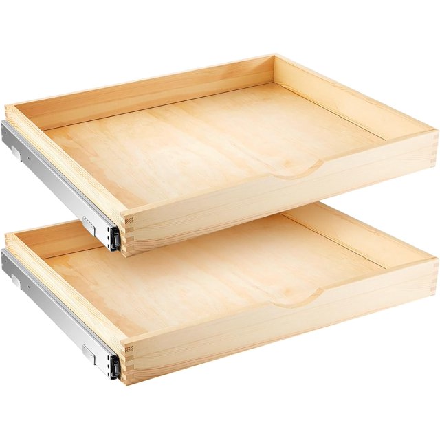 2 Set Pull Out Tray Pull Out Organizer Drawer