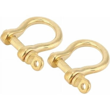 XYSN) 4 Pcs 5/16 Inch 8mm Screw Pin Anchor Shackle 304 Stainless Steel