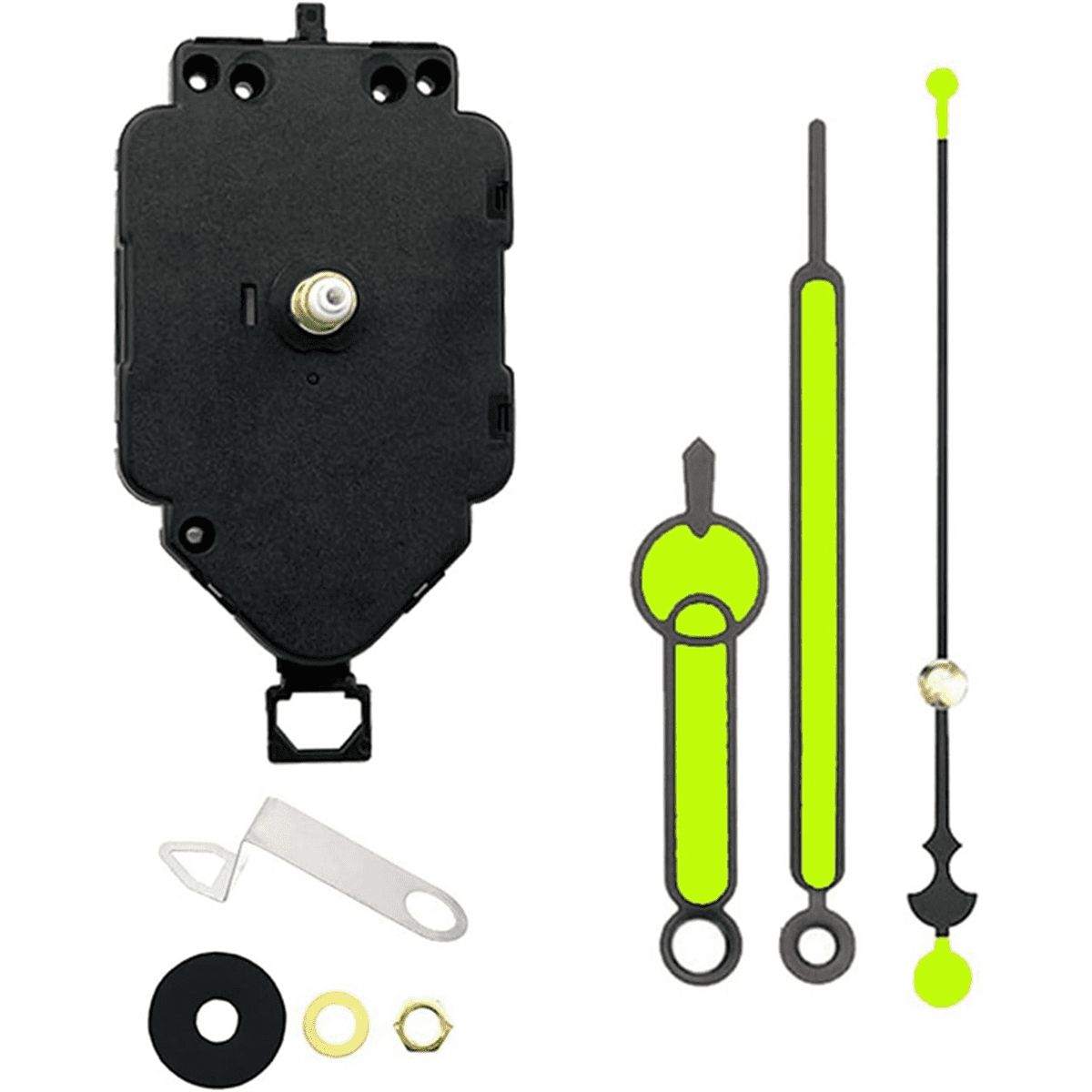 2 Set Quartz Clock Movement Kit Oscillating Movement + Luminous Pointer