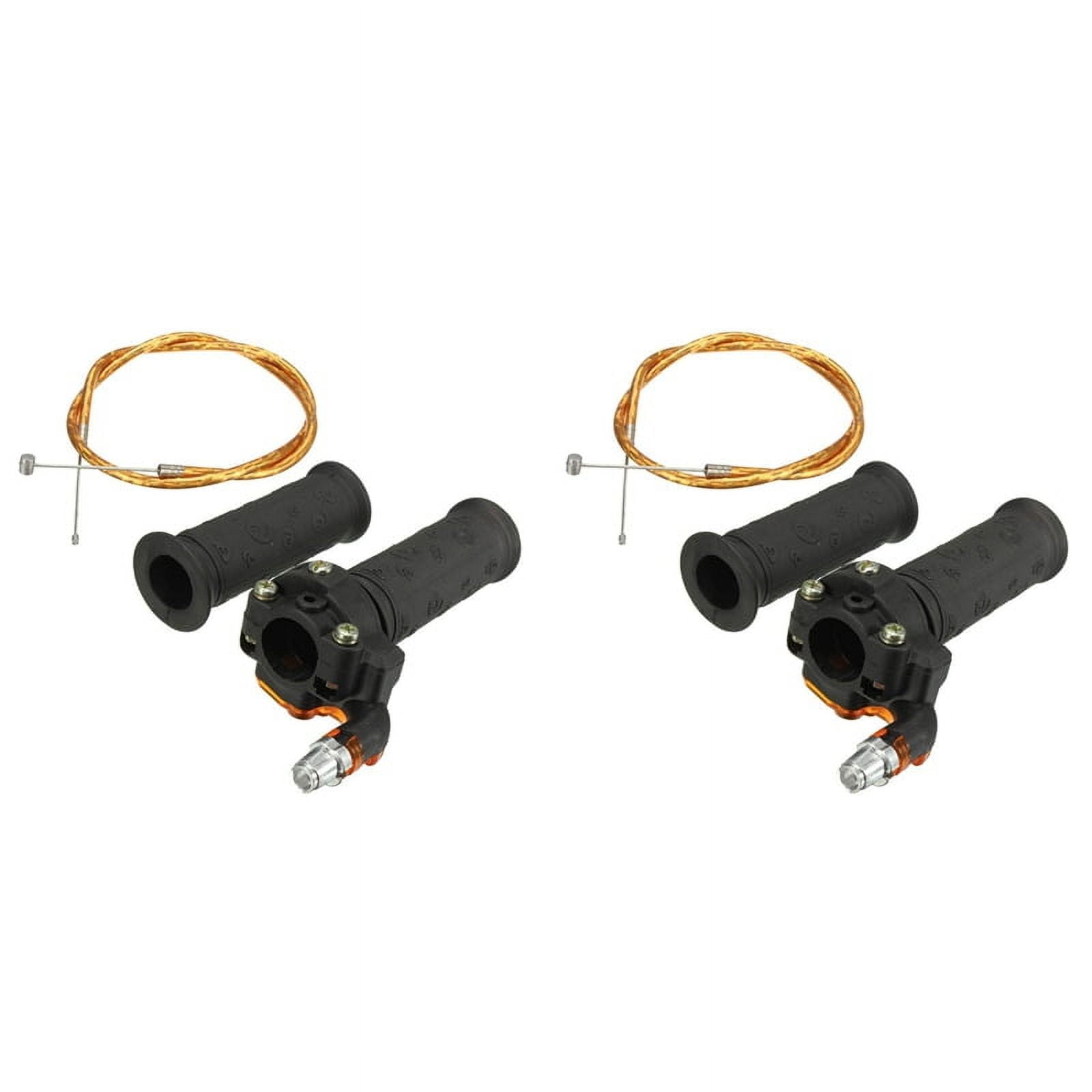 2 Set Restrictable Twist Throttle Cable Set for 47cc 49cc Mini Moto Bike Dirt Bike Quad
