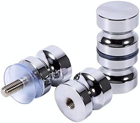 2 Set Shower Screen Handle Bathroom Door Handle Knob with Solid Stainless Steel for Replacement Groove Glass Door(Install Screw 7.8x30mm)