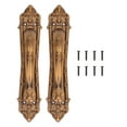 2 Set Sliding Barn Door Handles and Pulls Aluminum Alloy Bronze Pull Handle for Sliding Doors