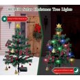 2 Set Solar Christmas Tree Lights, 40LED Xmas Solar Stake Lights