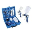 thumbnail image 1 of 2 Set Spray Gun,HVLP Air Gravity Paint Sprayer Set with 0.8mm & 1.4mm Nozzle Gravity Feed Painting Tool for Automotive,Panel Repairs,Door Jambs Painting, 1 of 8