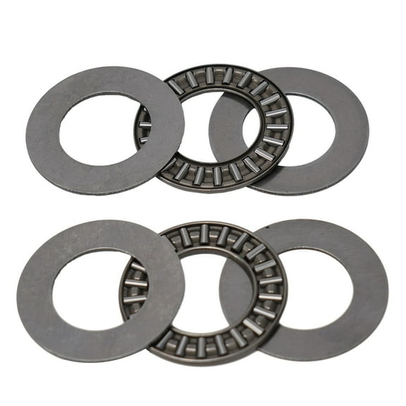 2 Set Steering Upgrade Kit Thrust Needle Roller Bearings with Washers Mower Steering Set for Craftsman LTS1500 LTS2000 YT3000 Lawn Tractors