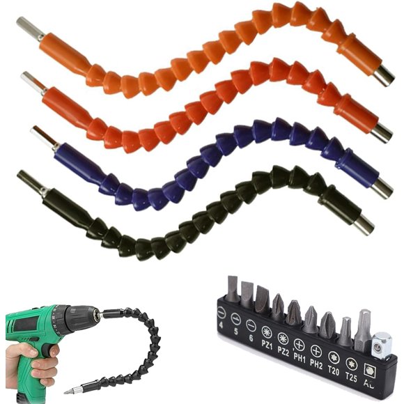 Flexible Drill Bit Extensions