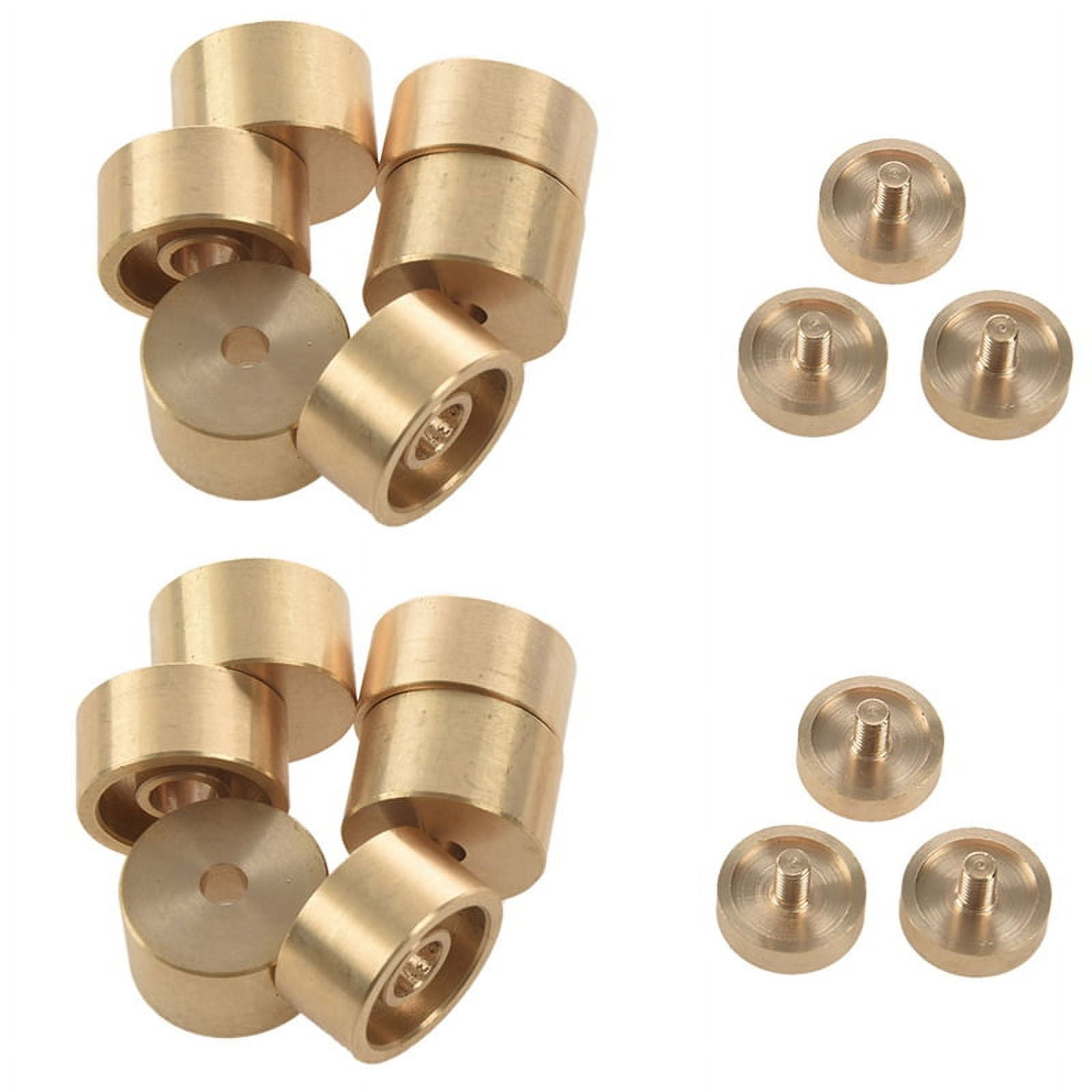 2 Set Trumpet Valve Finger Buttons Trumpet Parts Accessories Musical Instrument Accessories for Trumpet -Golden