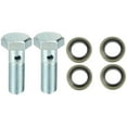 thumbnail image 1 of 2 Set Universal Auto Banjo Bolt Brake Line Fitting Adapter Kit M10 x 1.0 with 10mm ID Washer, 1 of 6