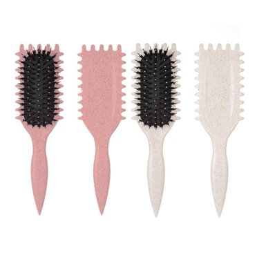 Bounce Curl Defining Brush – Hair Styling Tool – Curly Hair Brush, Barber Comb, Scalp Massage – Unisex