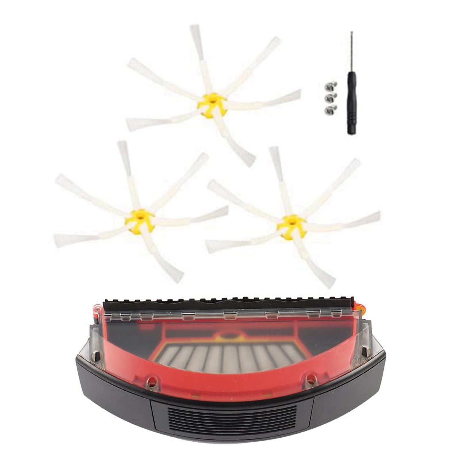 2 Set Vacuum Cleaners Parts 1 Set Side Brush & 1 Pcs Dust Collecting Box Filter Bin Collector