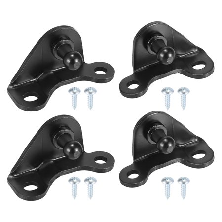 2 Set Vehicle Ball Studs Mounting Brackets for Gas Struts Shocks 55x28x21mm