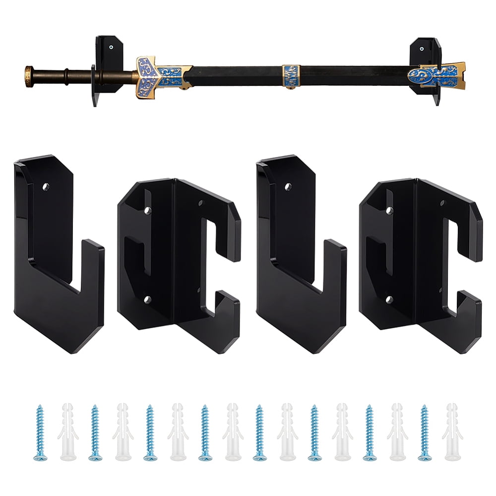 2 Set Wall Mount Stand Lightsaber Stand Wall Mounted Display Stands ...
