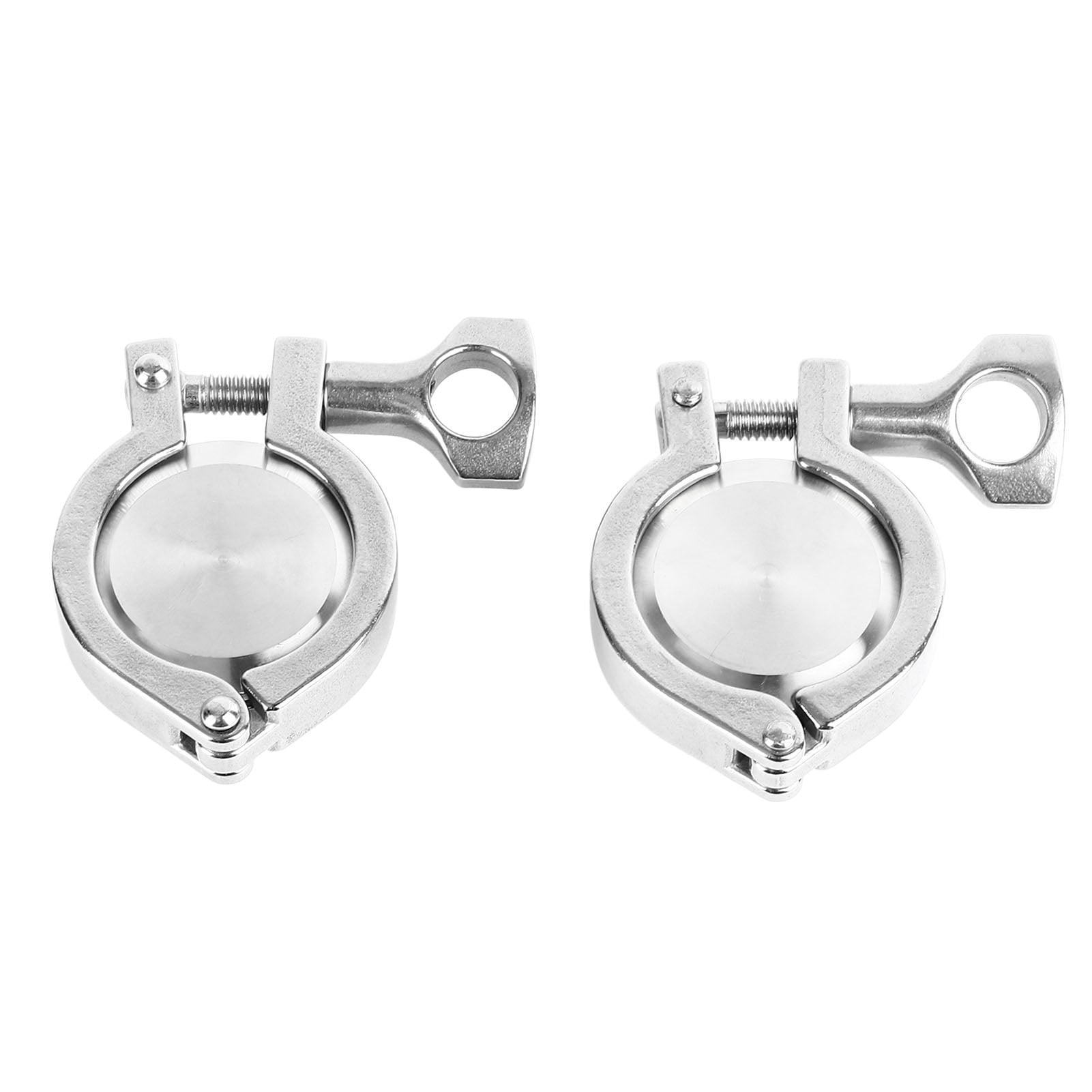 2 Set Weld Ferrule Clamp 304 Stainless Steel Sanitary Pipe Weld Ferrule