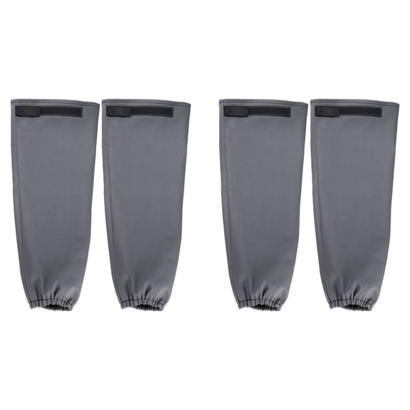 2 Set Welding Sleeves 20" Flame Retardant Cotton Arm Protection Sleeves, Gray