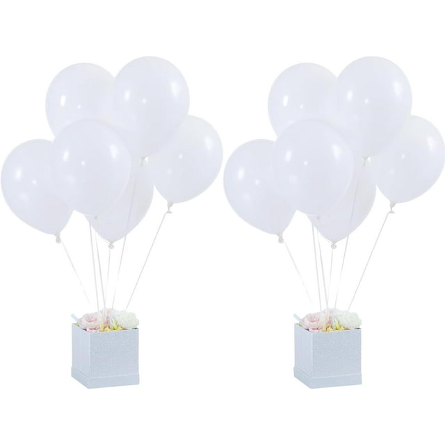 2 Set White Hot Air Balloons Table Centerpieces for Hot Air Balloon ...