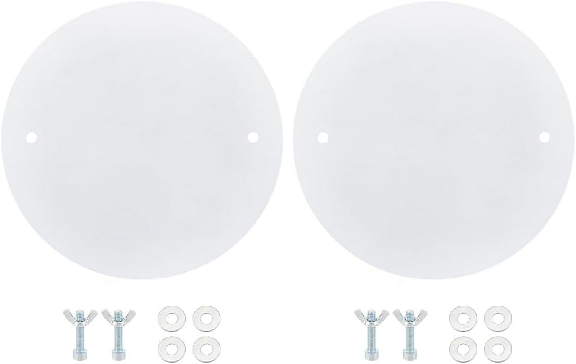 2 Set White Wooden Clay Board Mat Mud Board Flat Round Pottery Wheel 30cm Round Clay Throwing Bats for Clay Crafts Arts Ceramics Pottery for Pottery Wheel Portable Clay Wedging Board