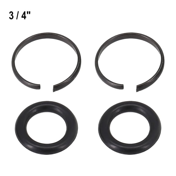 2 Set for Wrench Retainer Ring Clips with O-Rings for 3/8 1/2 3/4 1 Inch Pneumatic or Electric Wrenches, for Craftsman and for IR Standard Square Drive Models(3/4)