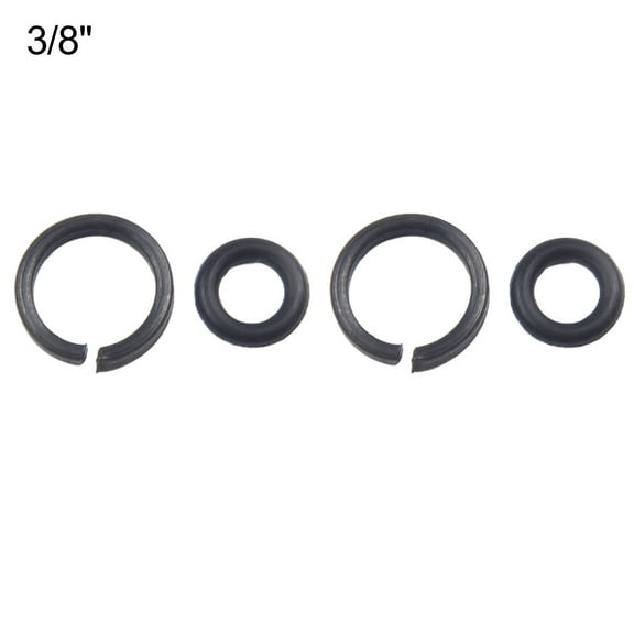 2 Set for Wrench Retainer Ring Clips with O-Rings for 3/8 1/2 3/4 1 Inch Pneumatic or Electric Wrenches, for Craftsman and for IR Standard Square Drive Models(3/8)
