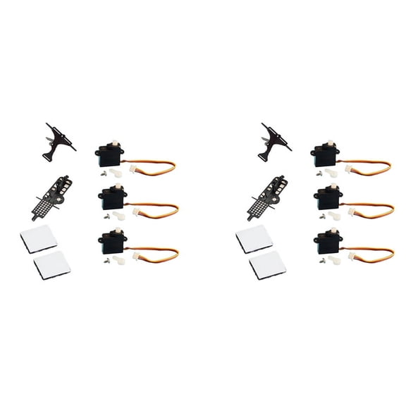 2 Set XK K110 Upgrade K110S Servo Main Frame and Servo Plate for XK K110 K110S RC Helicopter Upgrade Parts