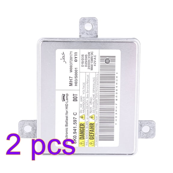 2 Set Xenon Ballast HID D3S Bulb Lamp Control Unit Kit for 2011-2021 Chrysler 300, Replaces W003T21971