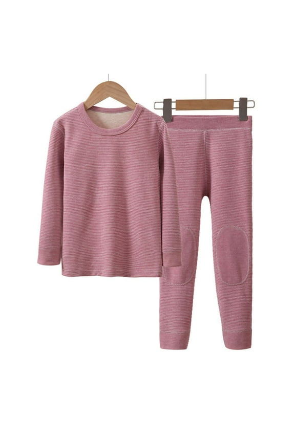 2 Set Youth Kids' Thermal Underwear Set Compression Shirt Leggings Pants Kids Base Layer Cold Weather Size 10-15 Years