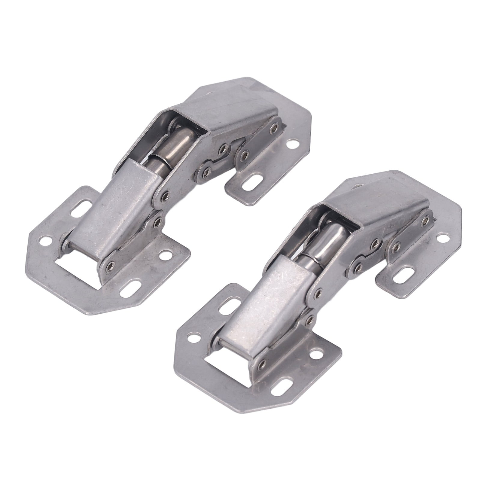 2 Set Zinc Alloy Hinges 4 Inch Hole Free Cupboard Door Hinges