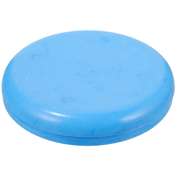 Blue Round Bar Stool with Plastic Seat for Camping Use Simple and Durable Design 2 Pieces