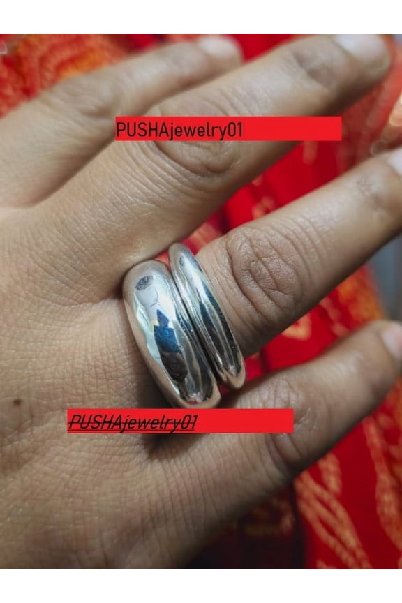 2 Set of Statement Rings, Modern Design Dome Ring, Dome Ring, Chunky Silver Ring, Statement Dome Ring, Chunky Dome Ring, 925 Sterling Silver