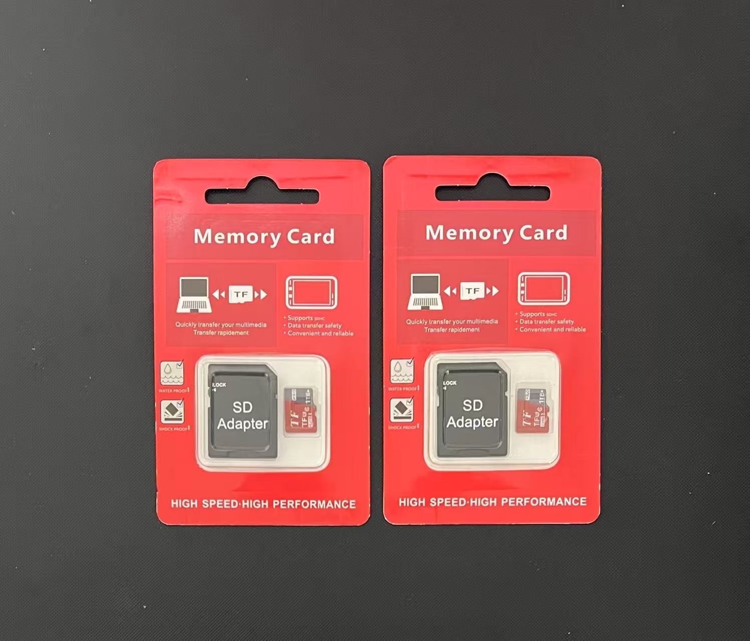 2 Set x 1 TB TF Memory Card with Adapter Include, Universal Memory Card Compatible with Phone, Tablet, Drone, GPS, Camera