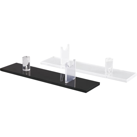 2 Sets 2 Colors Dagger Display Stand Dagger Holder Fixed Blade Acrylic Dagger Display Easel Stands Sword Storage