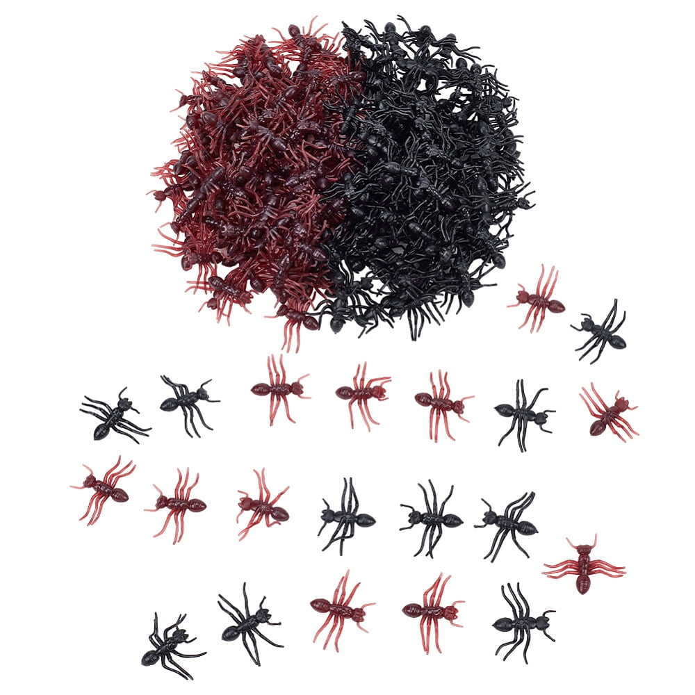 2 Sets 2 Colors Mini Plastic Ant Model Micro Landscape Dollhouse ...