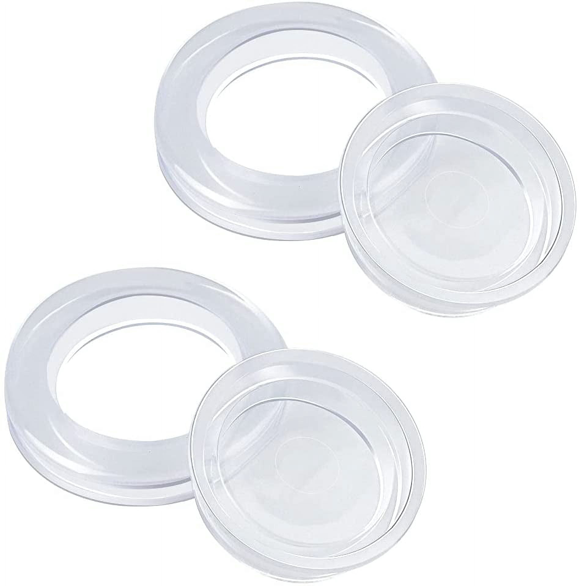 2 Sets 2 Inch Patio Table Umbrella Hole Ring for Standard Table Hole ...