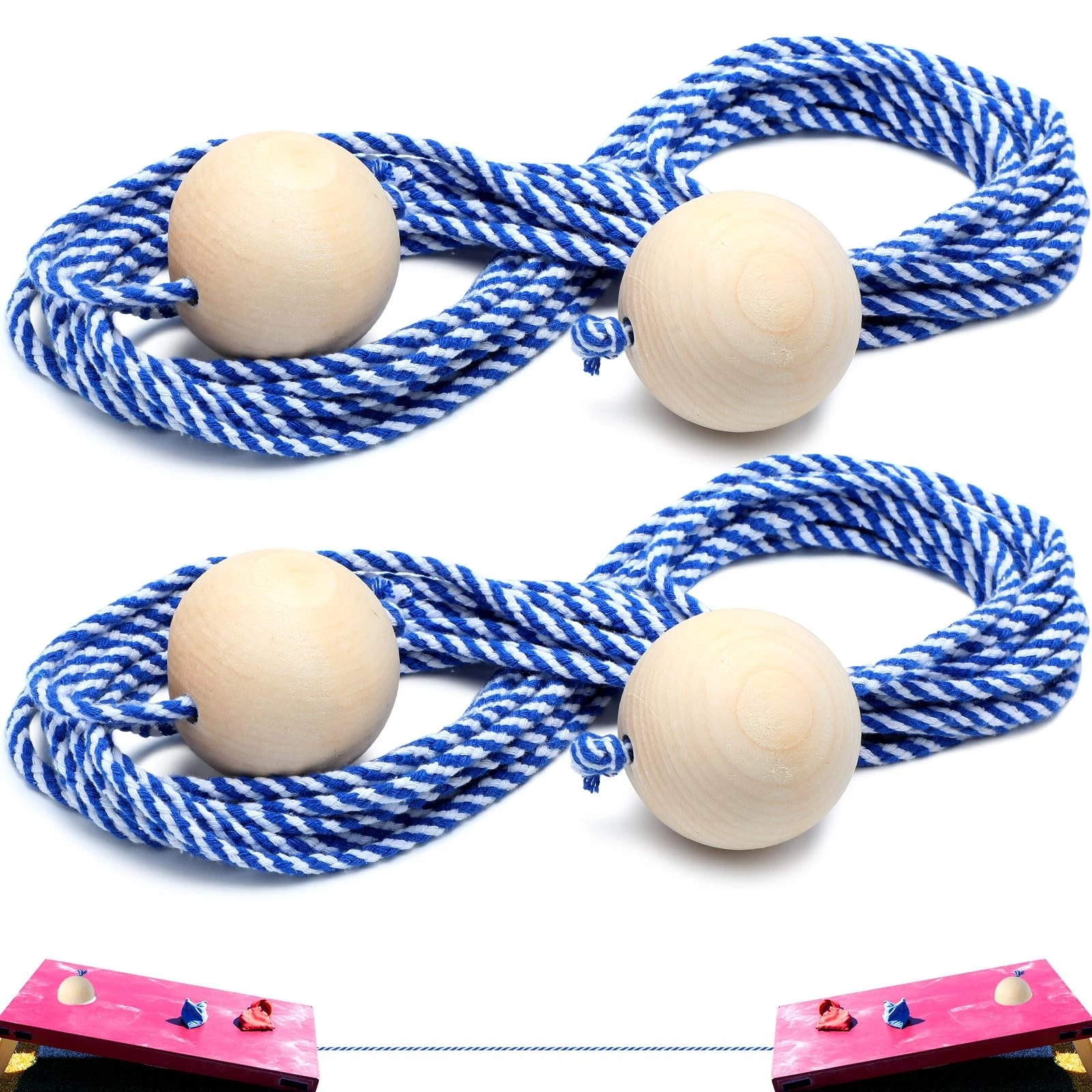 2 Sets 27 Feet Cornhole Boards Distance Setup Tool Measuring Device ...