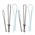 thumbnail image 1 of 2 Sets 6 Pcs Flexible Drawstring Threader Tool Easy to Use Drawstring Threading Tool for Hoodies Pants Bags and More, 1 of 6