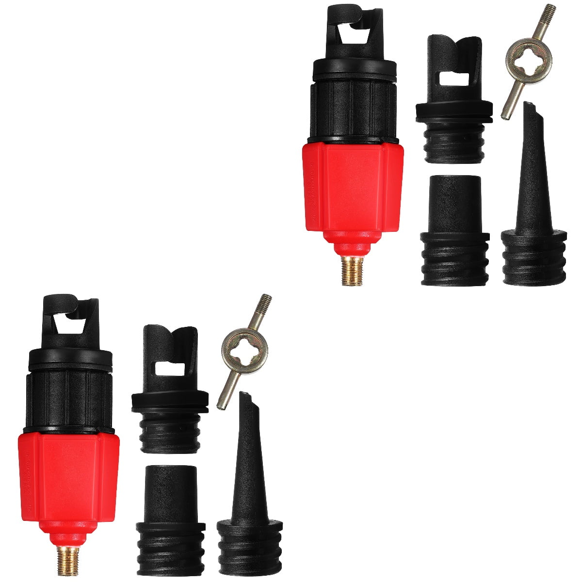 2 Sets Adapter Paddle Board Kayak Air Valve Pump Mattress Accessory