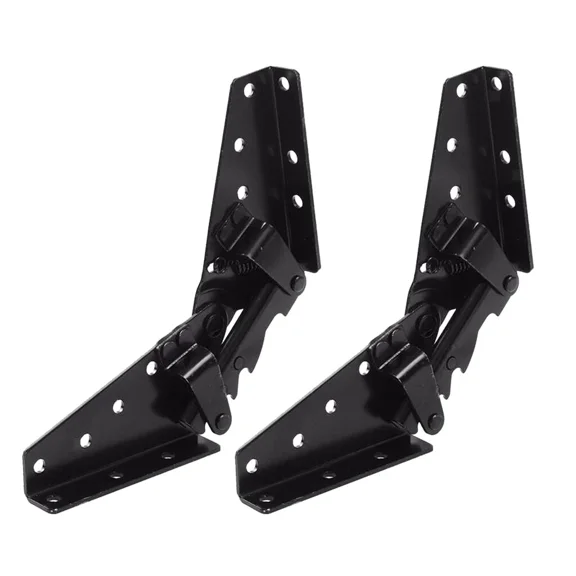 2 Sets Adjustable 3 Position Angle Mechanism Bracket Folding Bed Lazy Sofa Joint Hinges Steel Furniture Accessories