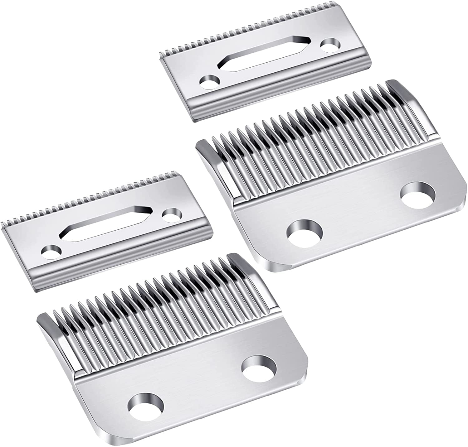HYOWUIER 2 Sets Adjustable Clippers Blades, Stainless Steel, 2