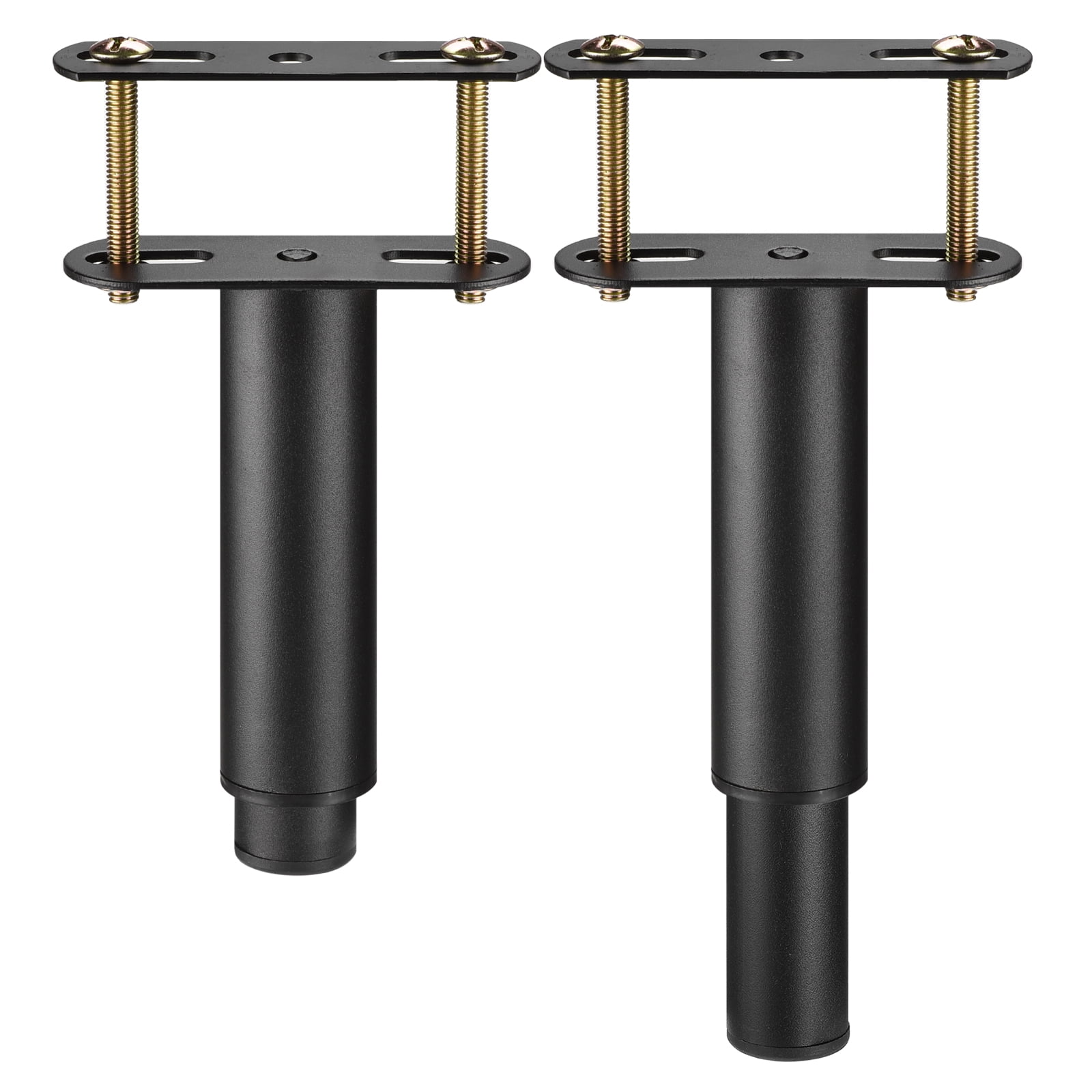 2 Sets Adjustable Height Bed Frame Support Legs Replacement Bed Center