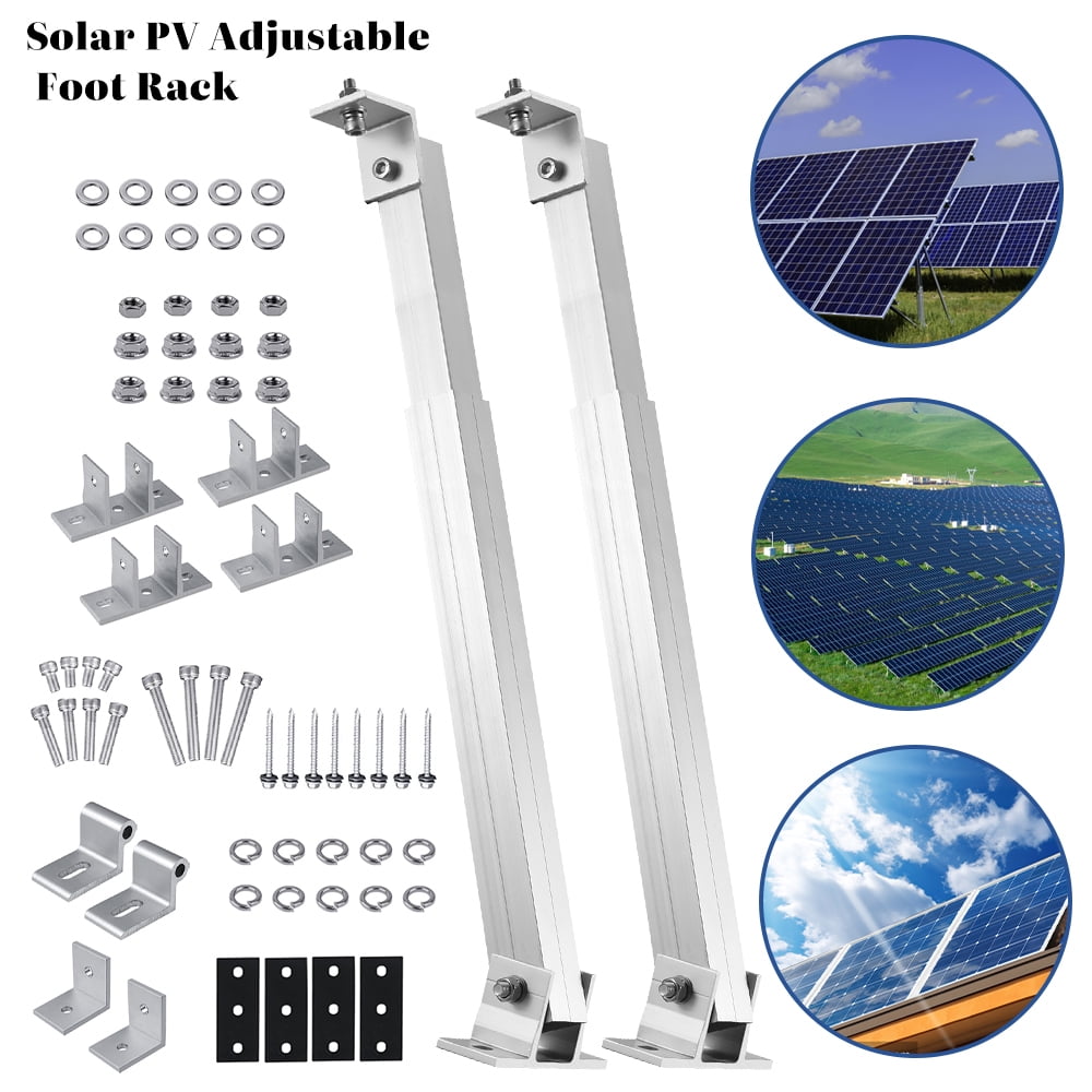 2 Sets Adjustable Solar Panel Tilt Mount Brackets,DFITO Ieal for 2-4pcs ...